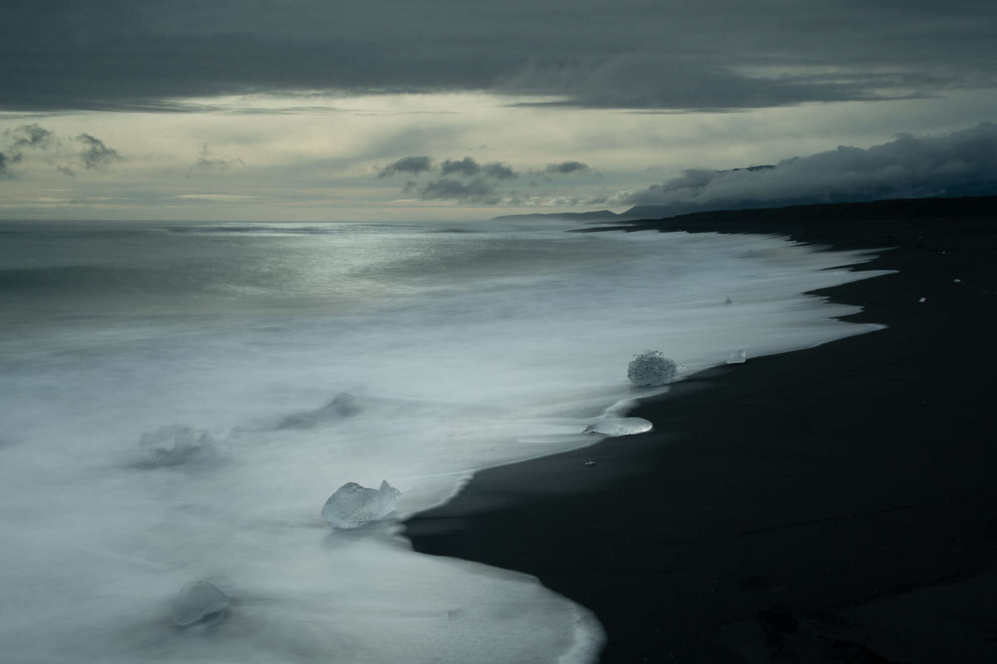 Vik Beach Icebergs by Michael Pilkington aspect2i
