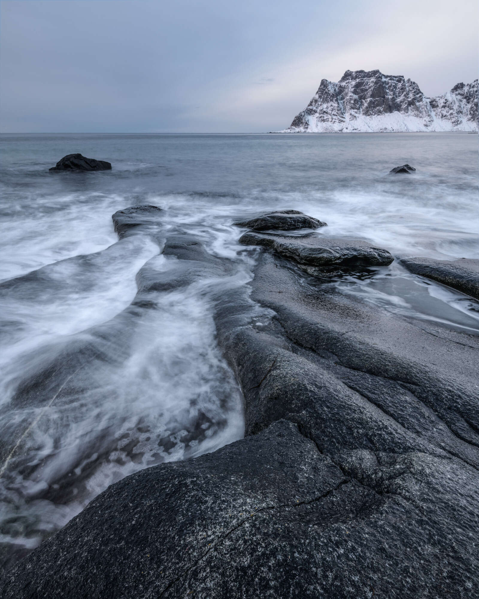 Uttakleiv Bay Lofoten by Paul Gallagher aspect2i