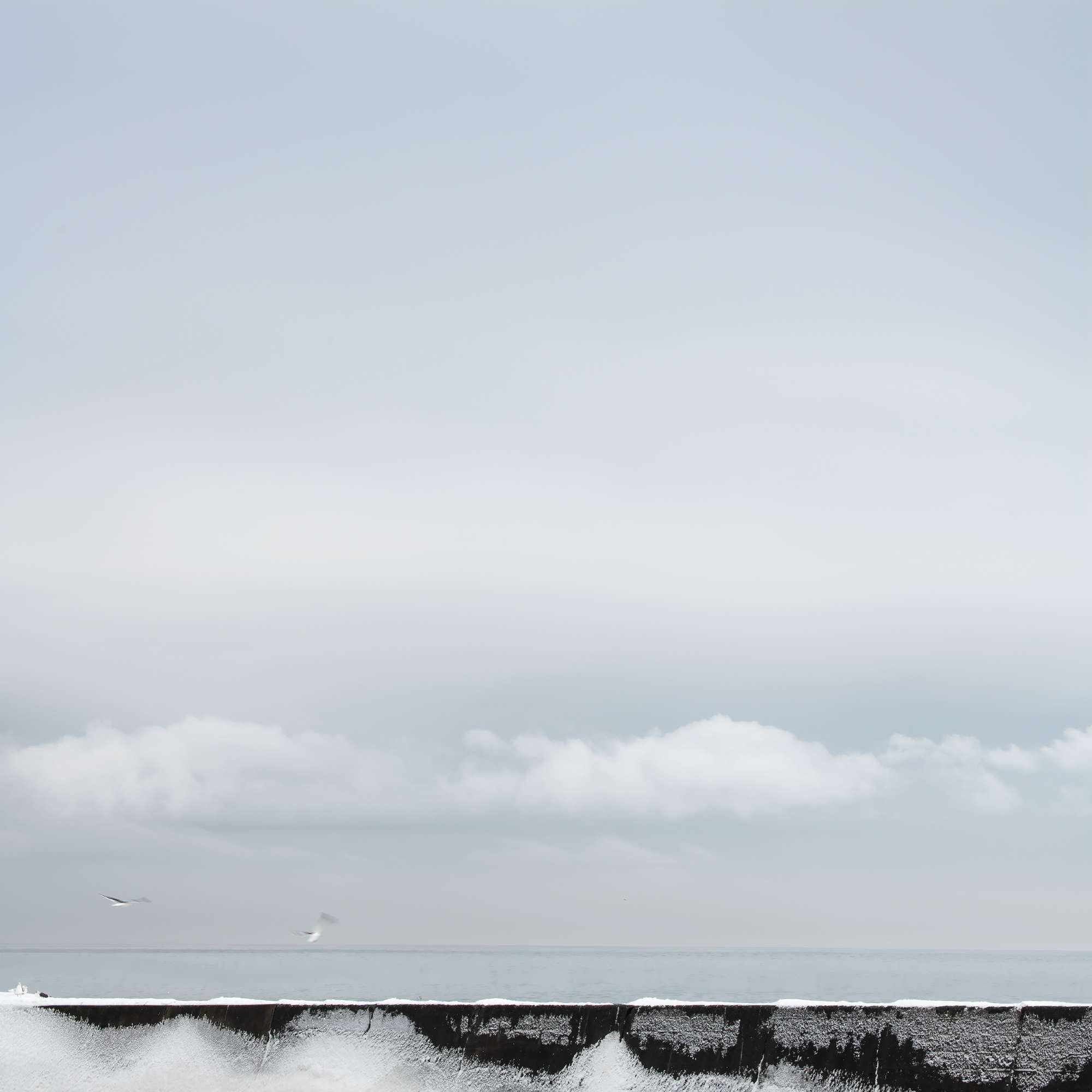 Frozen Sea Wall Hokkaido Japan Michael Pilkington aspect2i