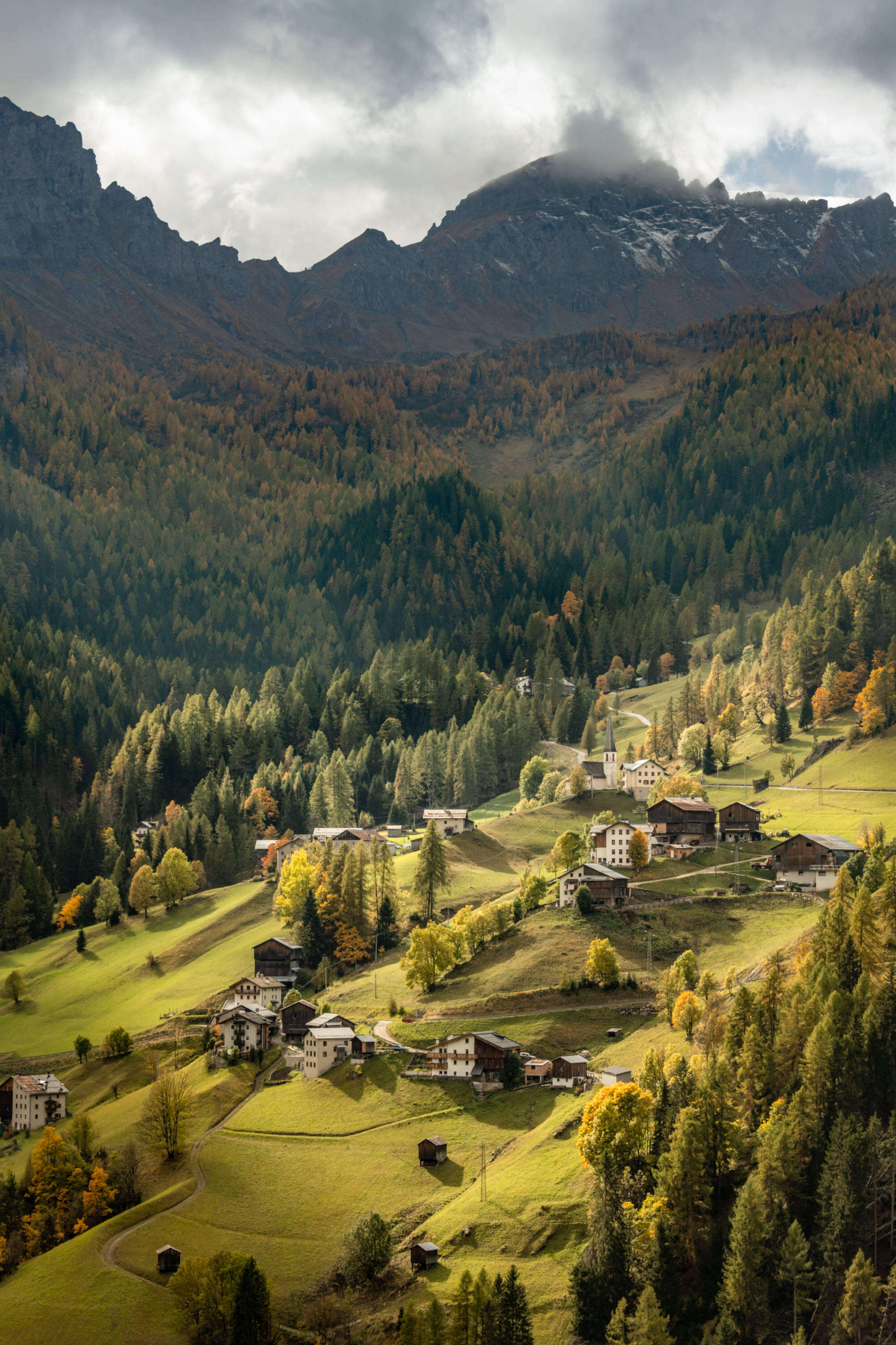 Mountain Village Italian Dolomotes by Paul Gallagher aspect2i