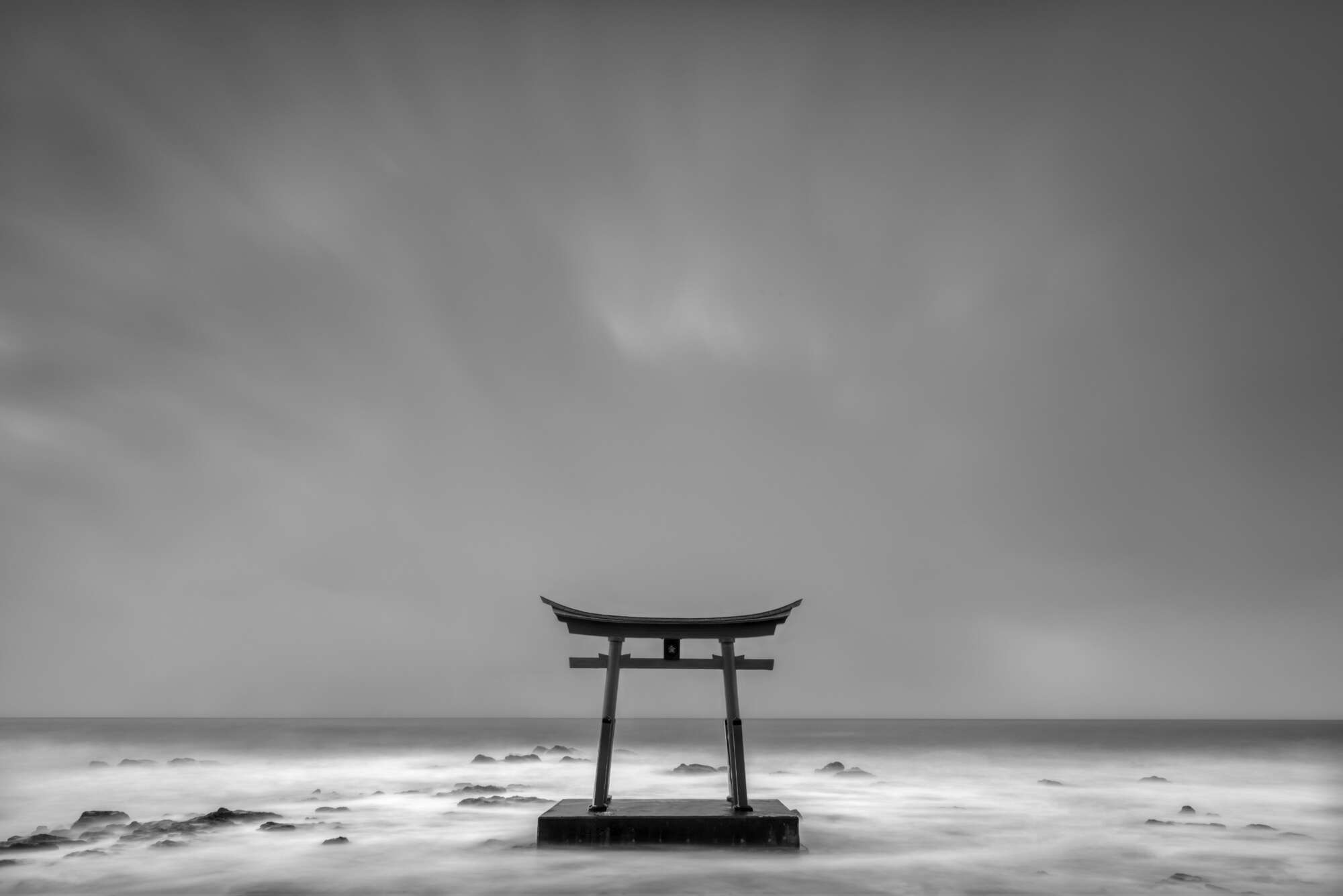 Torii Gate Hokkaido by Paul Gallagher aspect2i