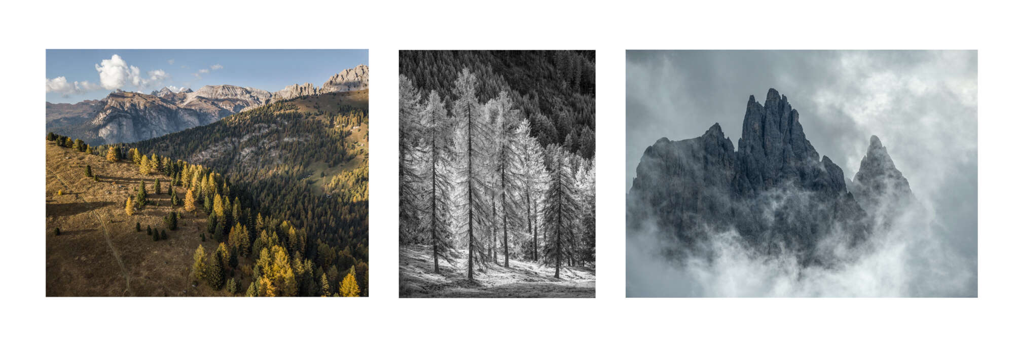 Dolomites Triptic by Paul Gallagher aspect2i