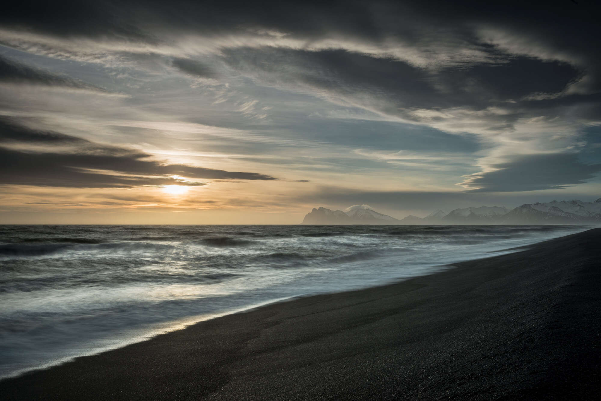 Hofn Sunset Iceland by Paul Gallagher aspect2i