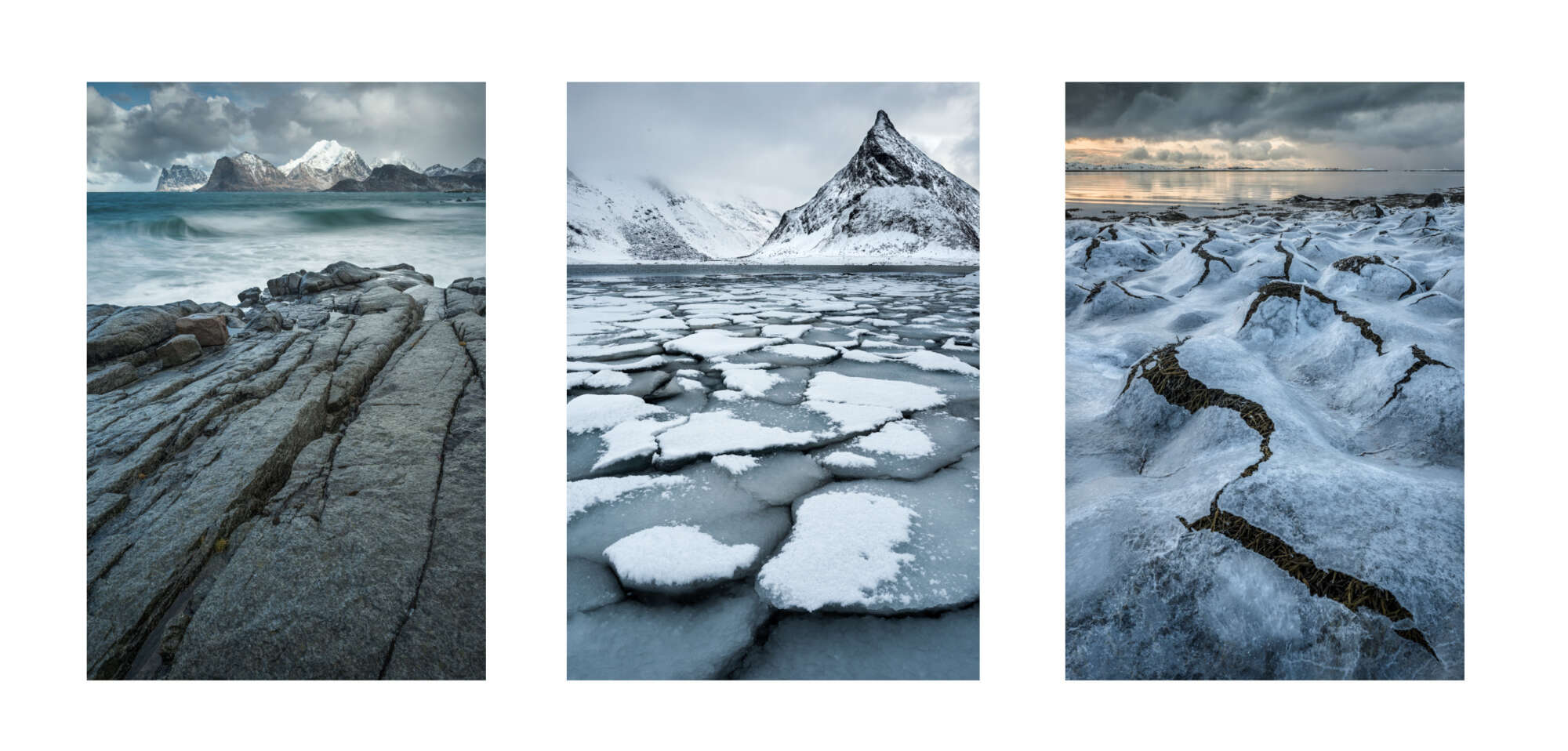 Triptic The Lofoten Islands by Paul Gallagher aspect2i
