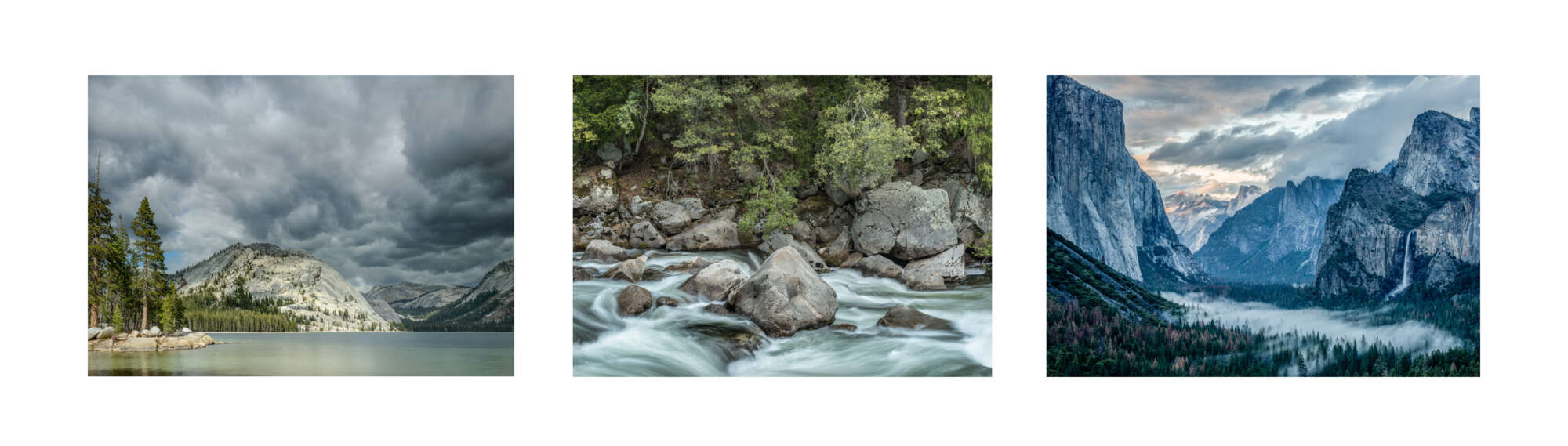 Yosemite Triptic by Paul Gallagher aspect2i