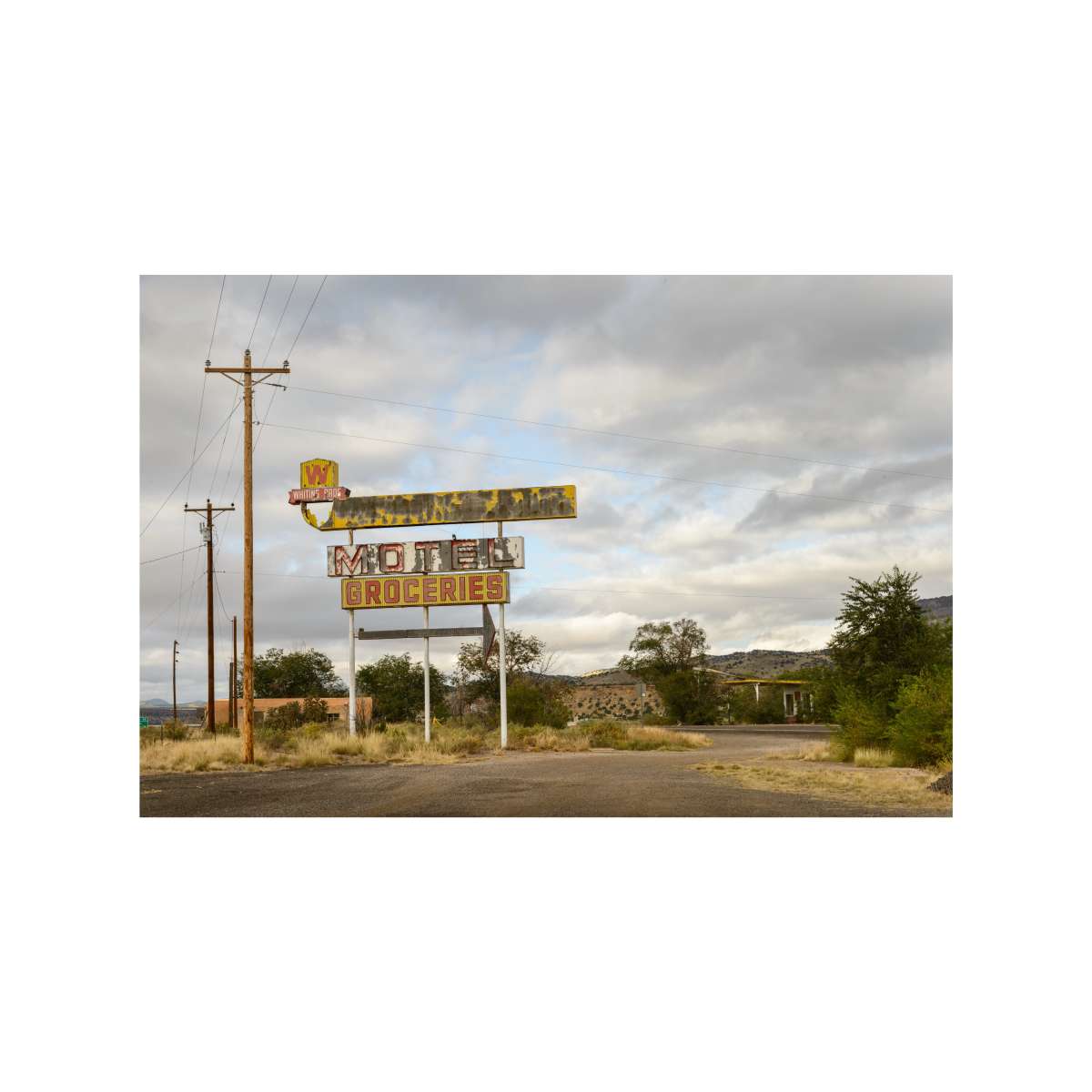 Route 66 - Groceries Sign