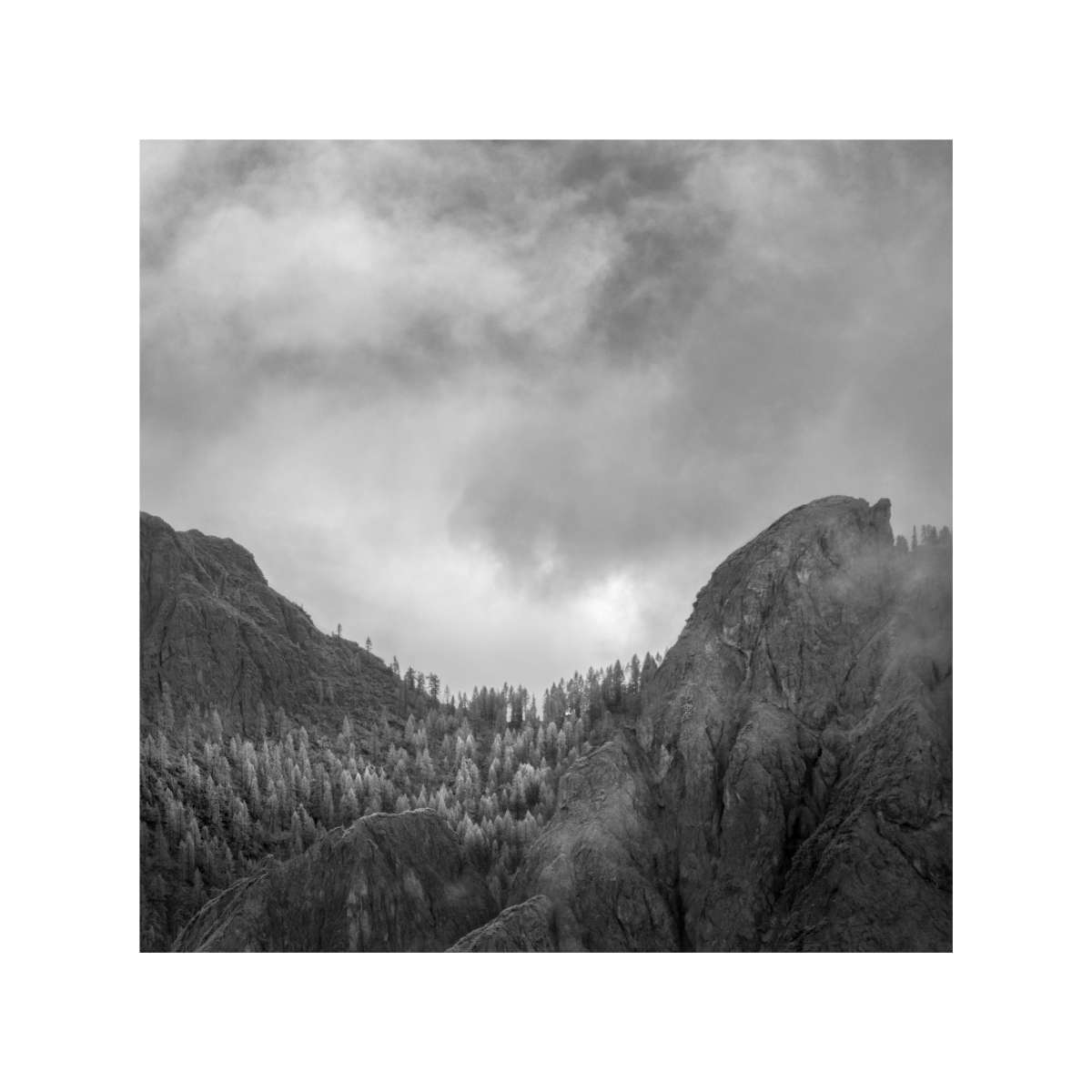 Dolomites - Incoming Storm in IR