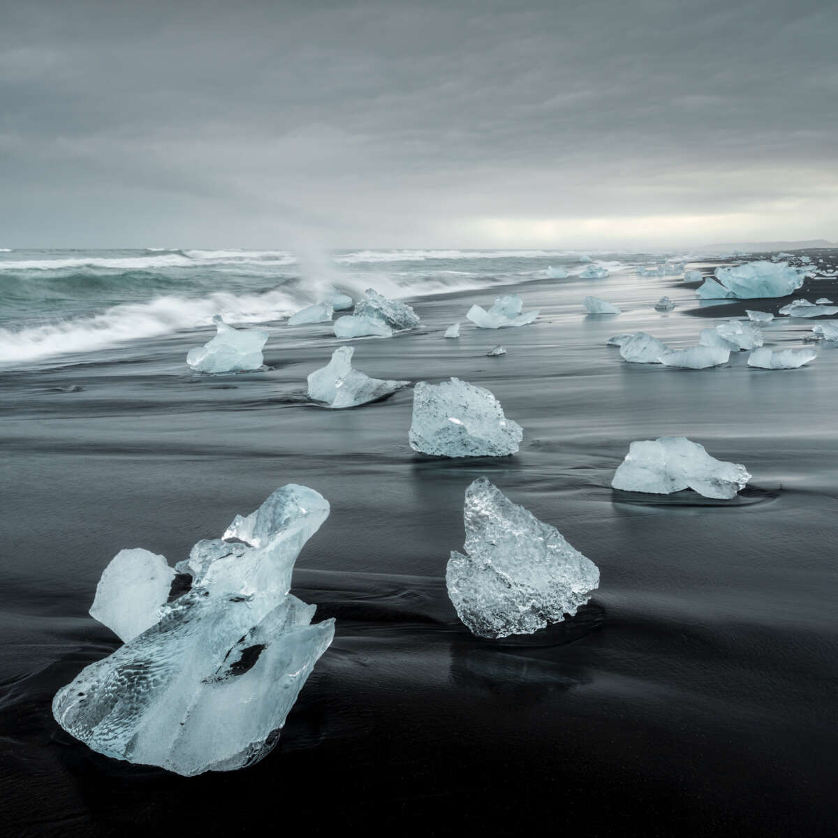 Vik Beach Ice Study by Paul Gallagher aspect2i